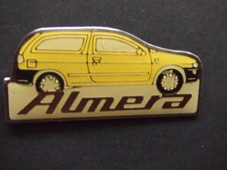 Nissan Almera C-segment geel model